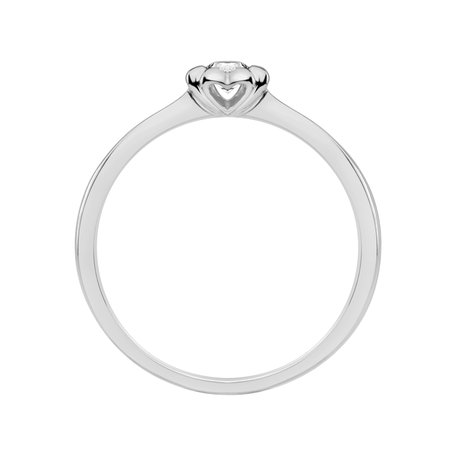 Prsten s diamantem Blooming Love