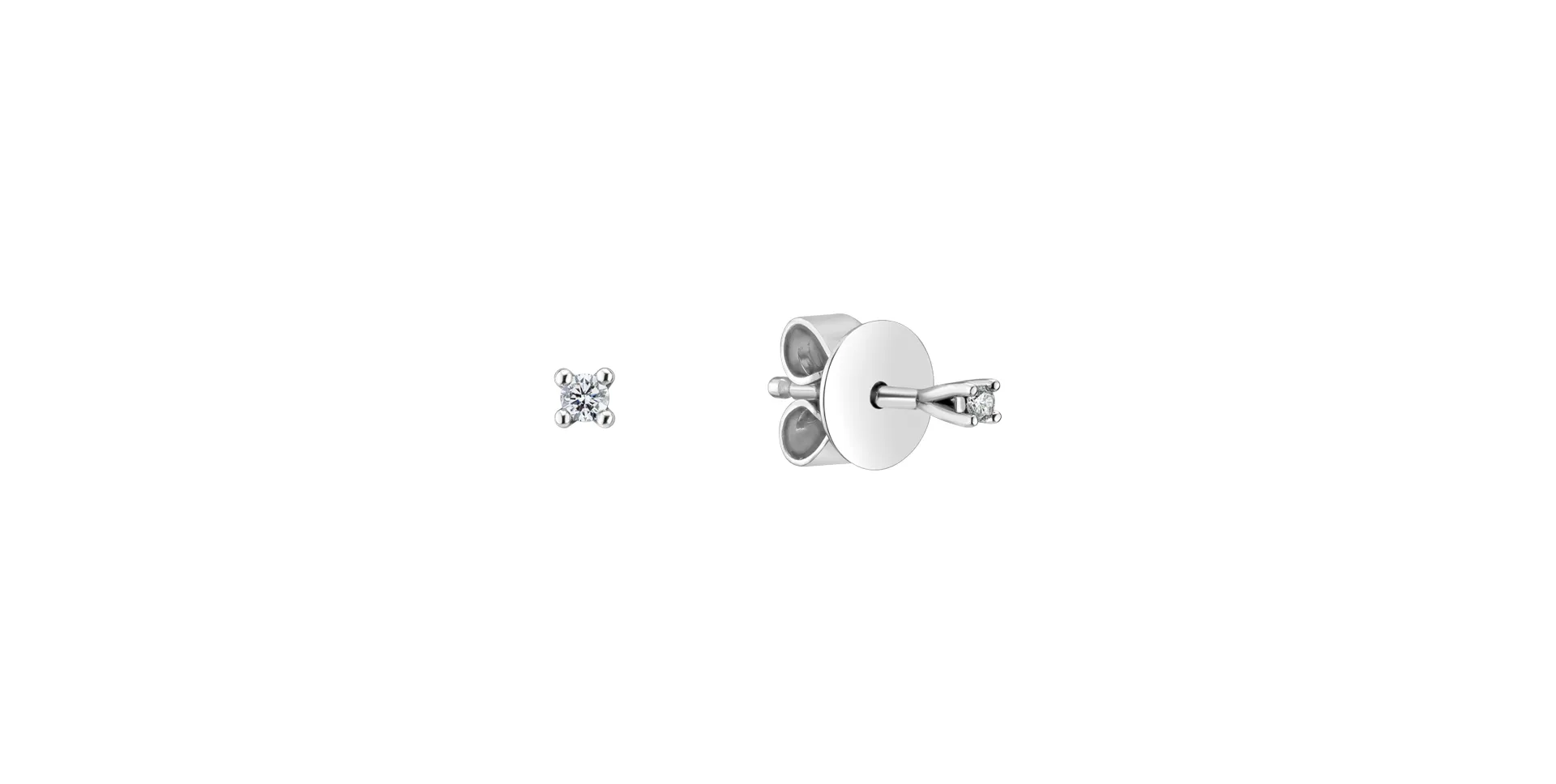 Náušnice s diamantem Essential Shine