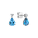 Náušnice s diamanty a topazem Ismene3
