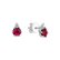 Náušnice s diamantem a rubínem Midnight Serenity3