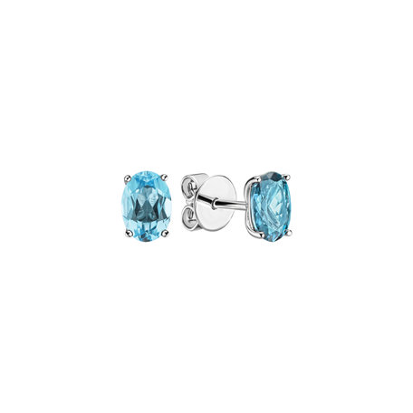 Náušnice s topazem Mystic Light