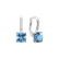 Náušnice s diamanty a topazem Calypso3