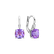 Náušnice s diamantem a ametystem Mirabel3