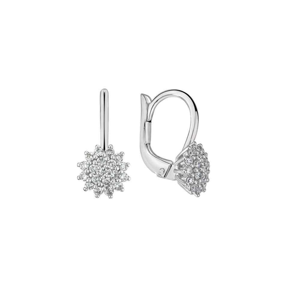 Náušnice s diamanty Midnight Sun