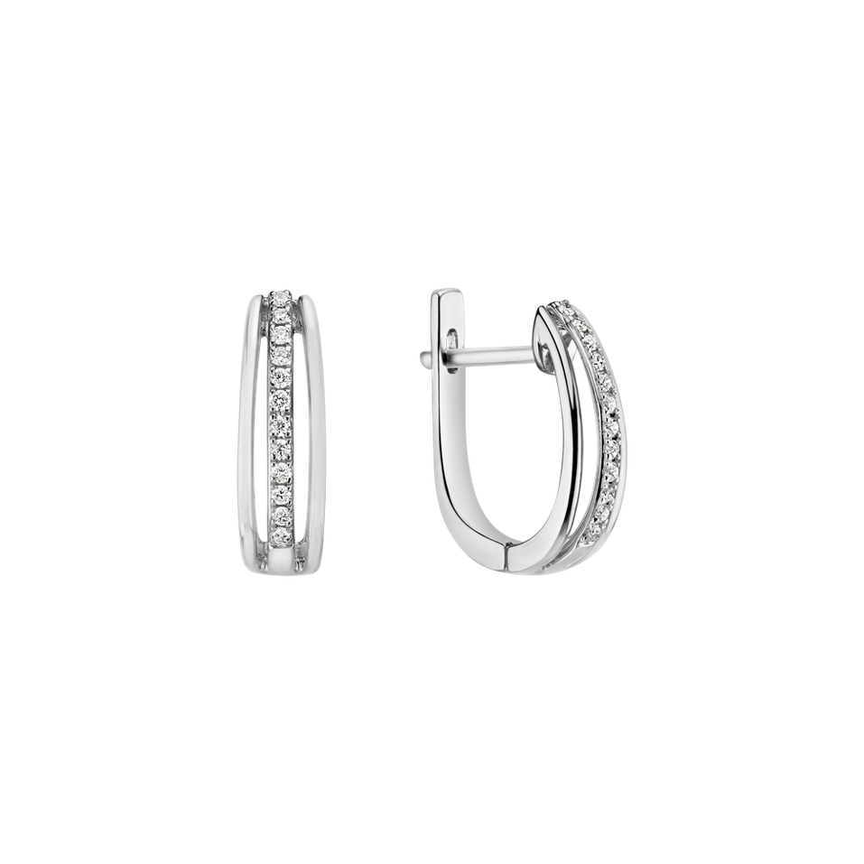 Náušnice s diamanty Night Sky