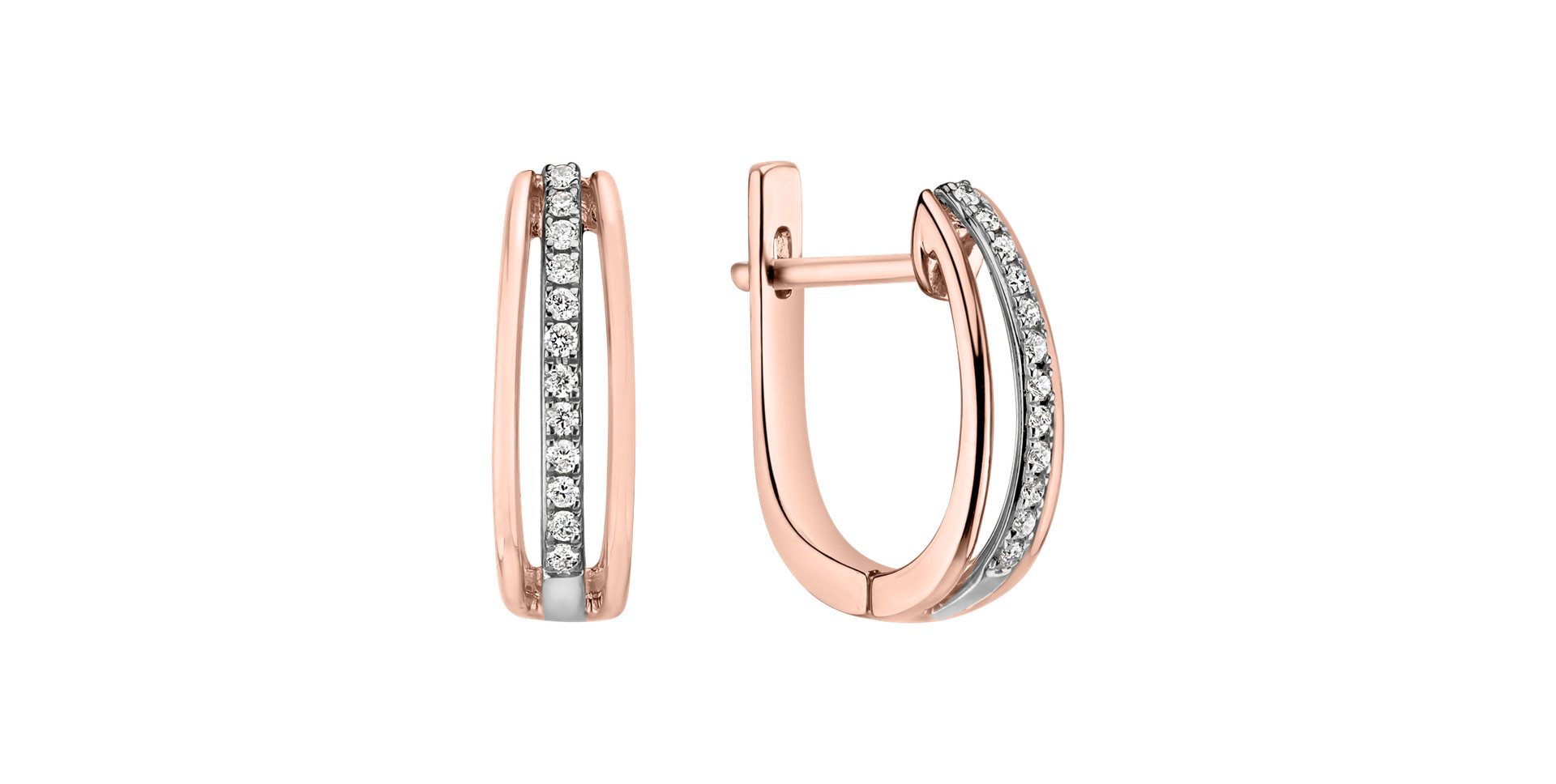 Náušnice s diamanty Night Sky