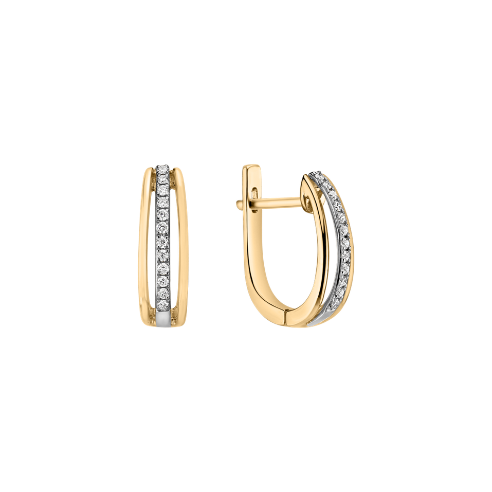 Náušnice s diamanty Night Sky