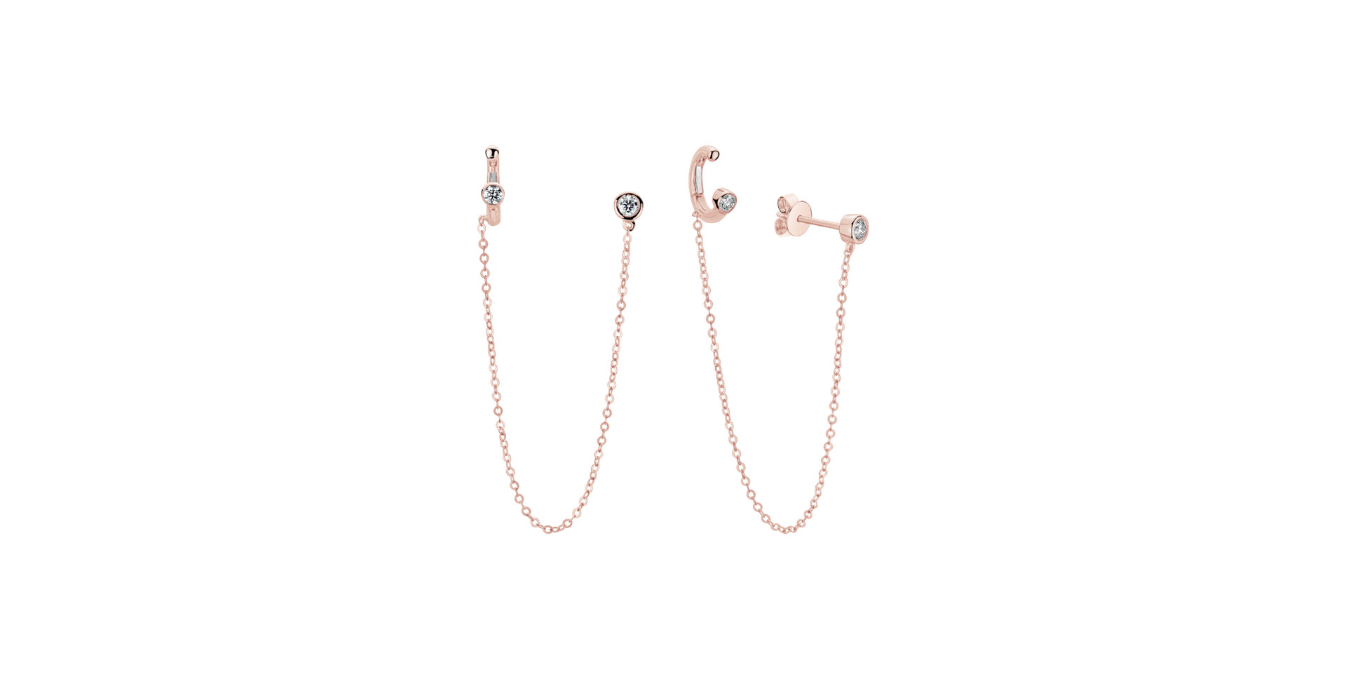 Náušnice s diamanty Nexa