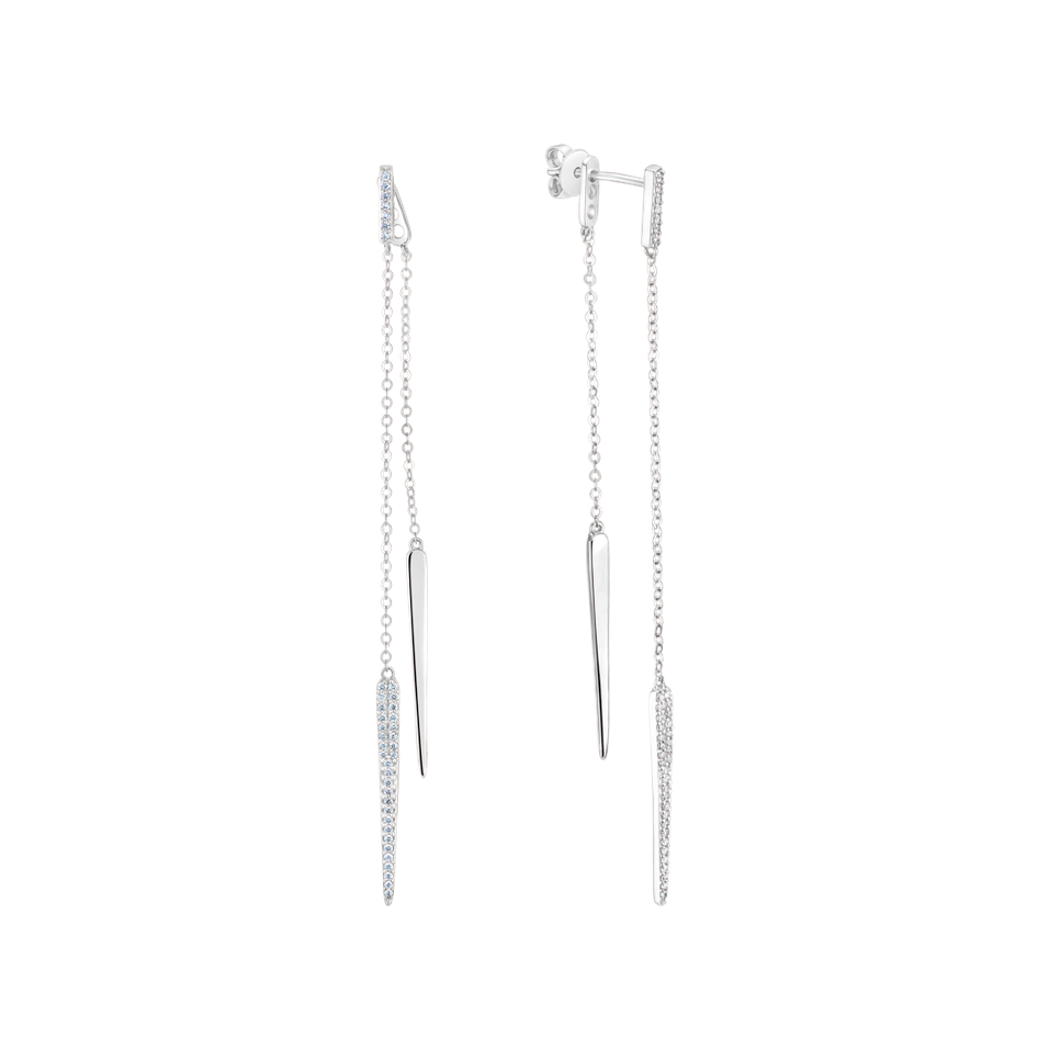 Náušnice s diamanty Calyx