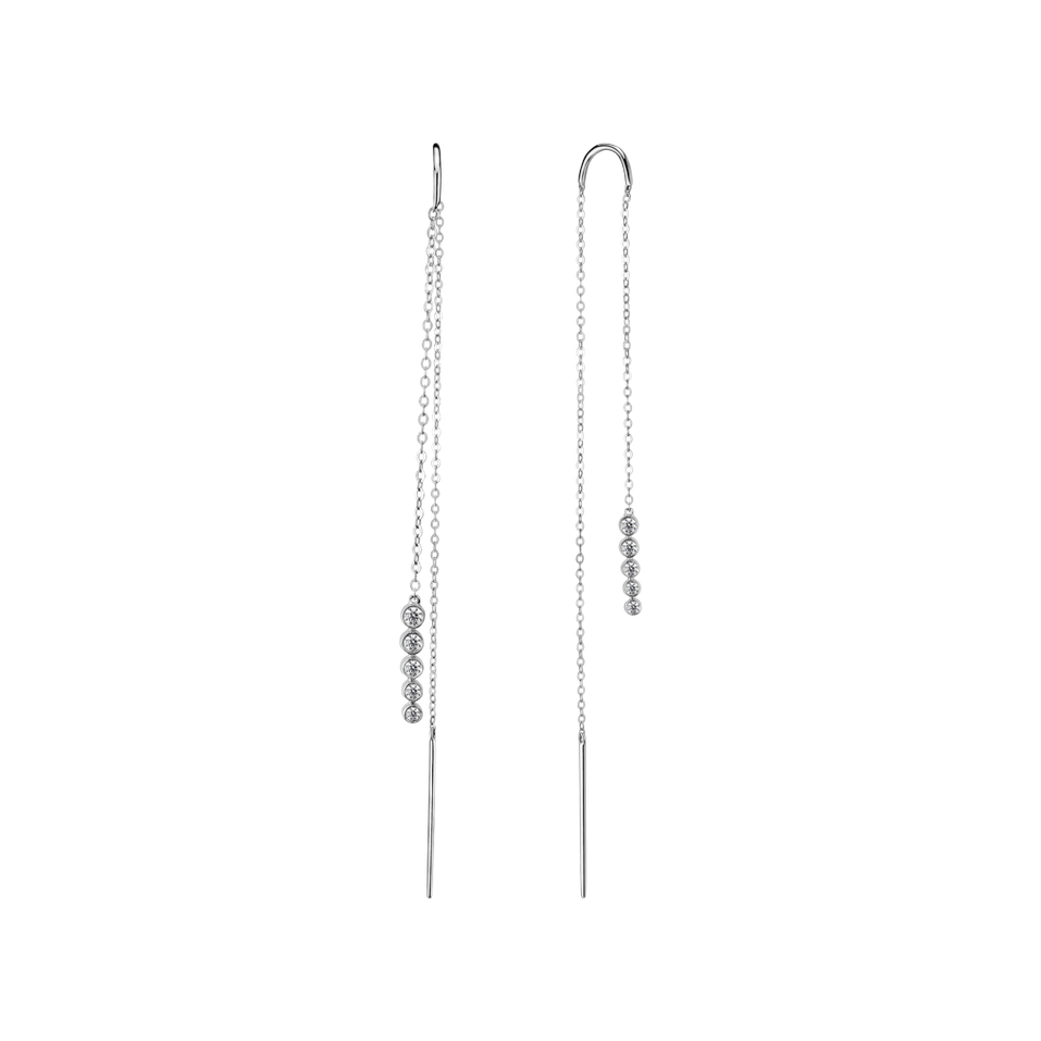 Náušnice s diamanty Zylan