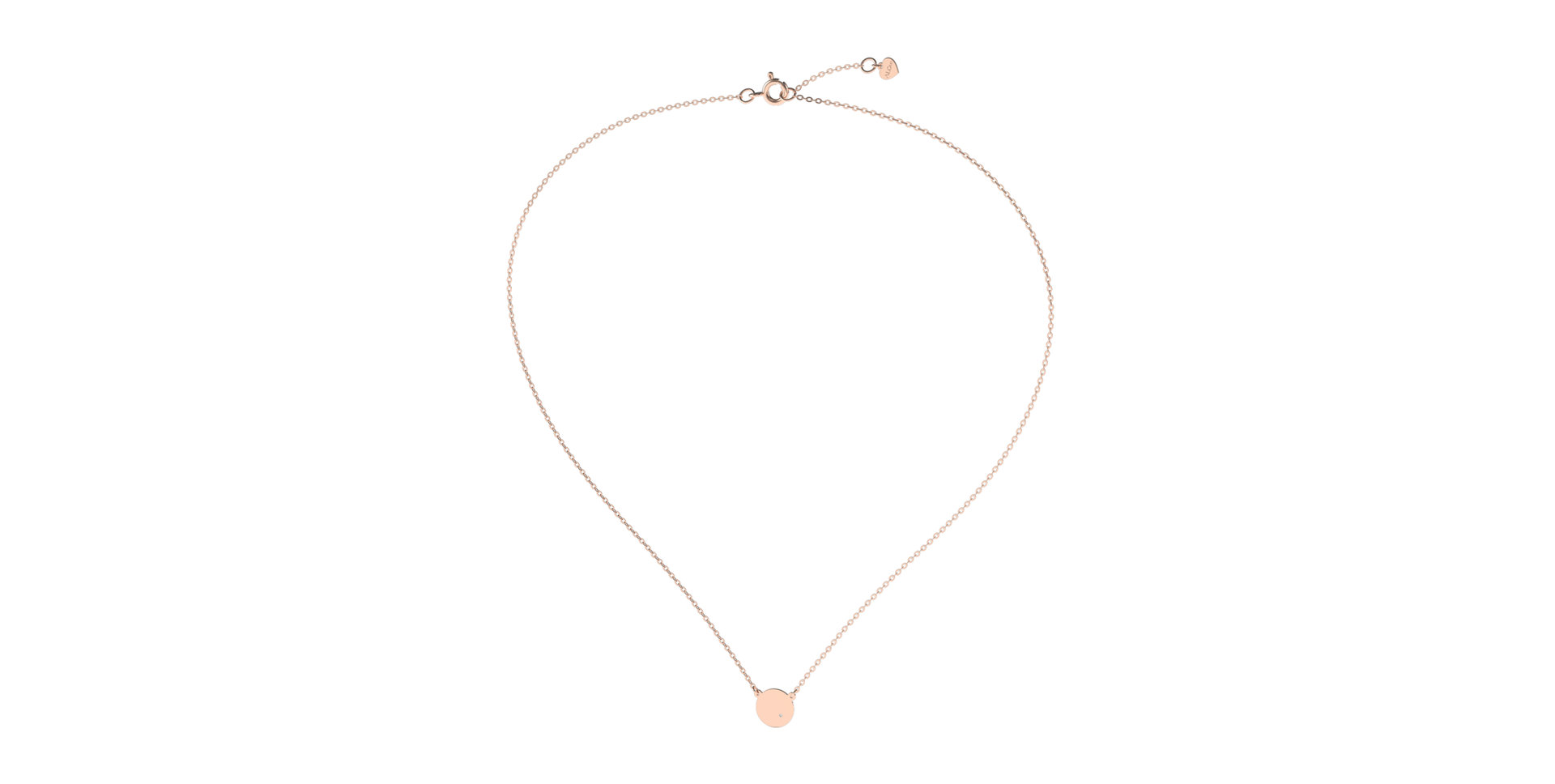 Náhrdelník s diamantem Moonlight