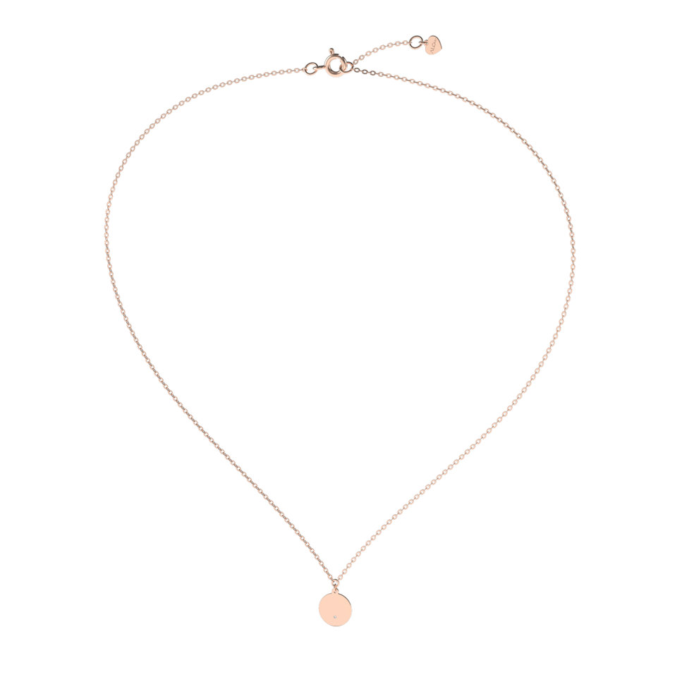 Náhrdelník s diamantem Infinity