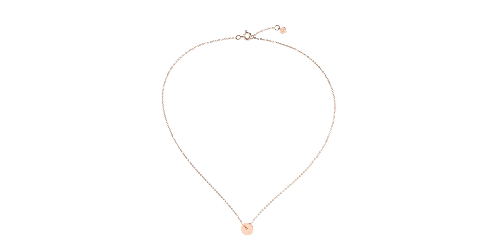 Náhrdelník s diamantem My World