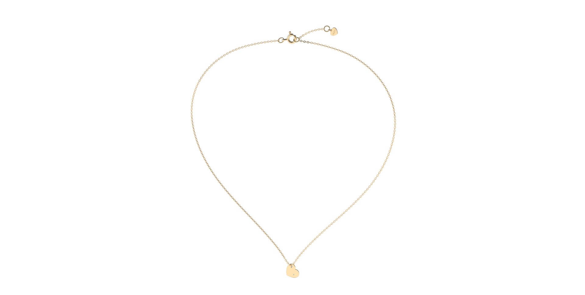 Náhrdelník s diamantem Promise Love