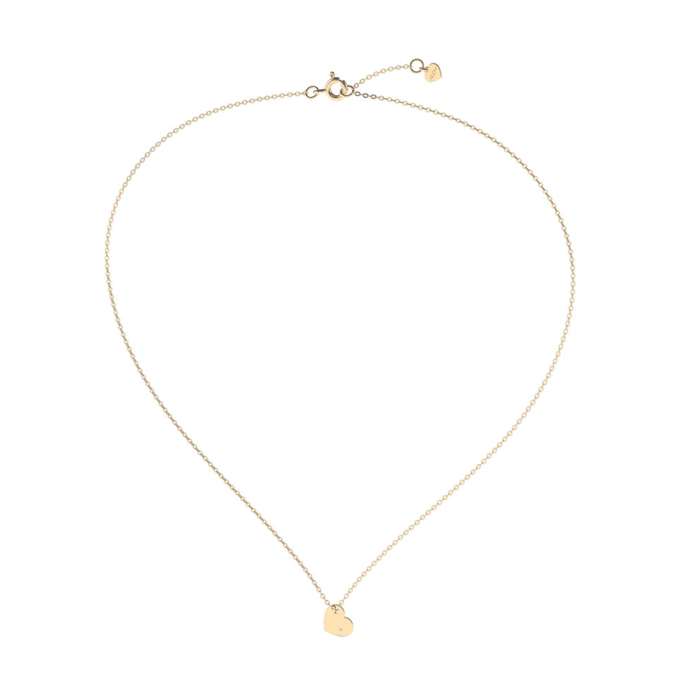 Náhrdelník s diamantem Promise Love