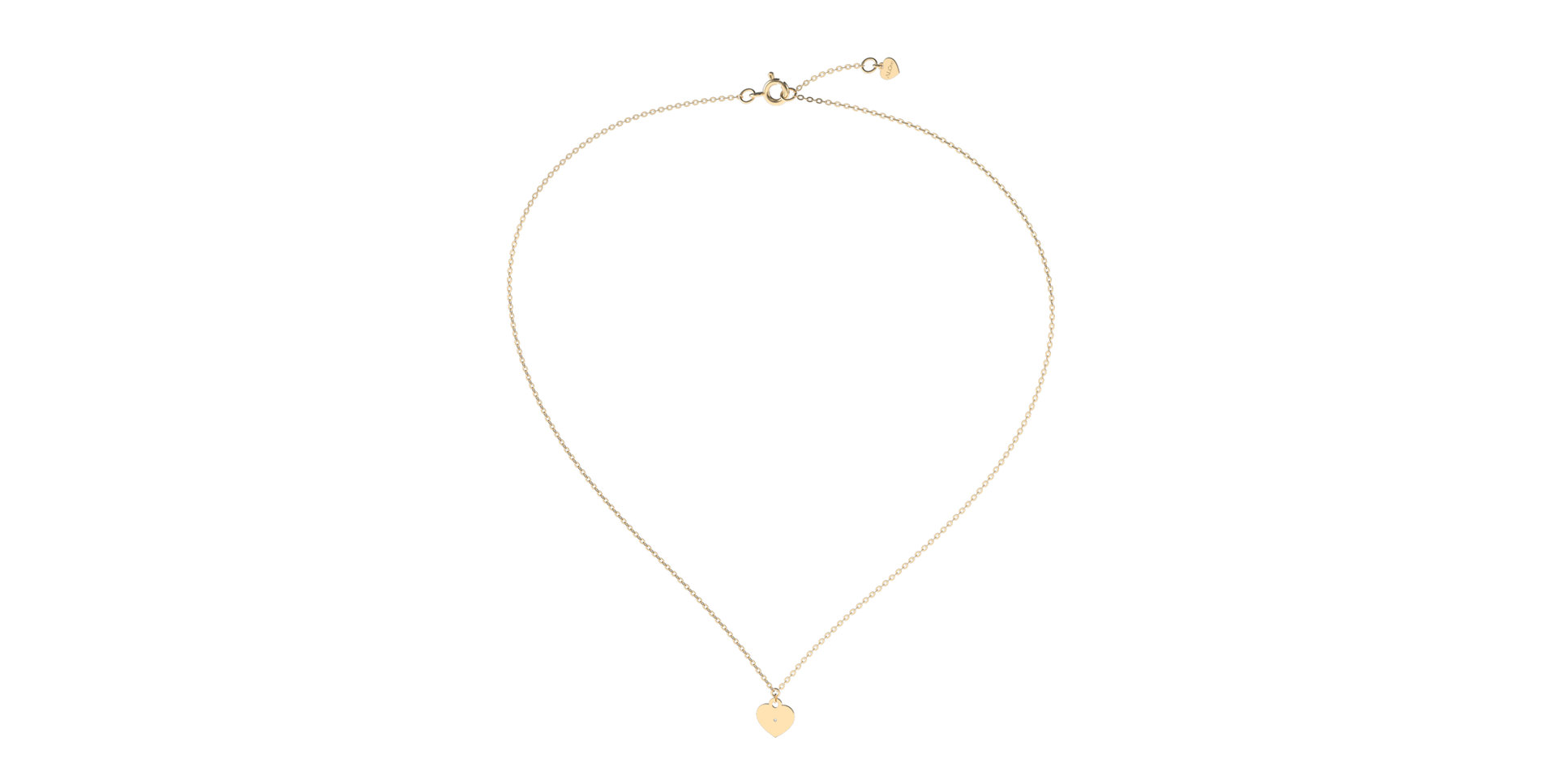 Náhrdelník s diamantem Dream Heart