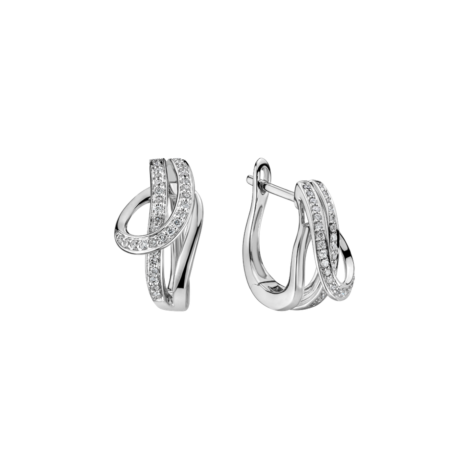 Náušnice s diamanty Chantira