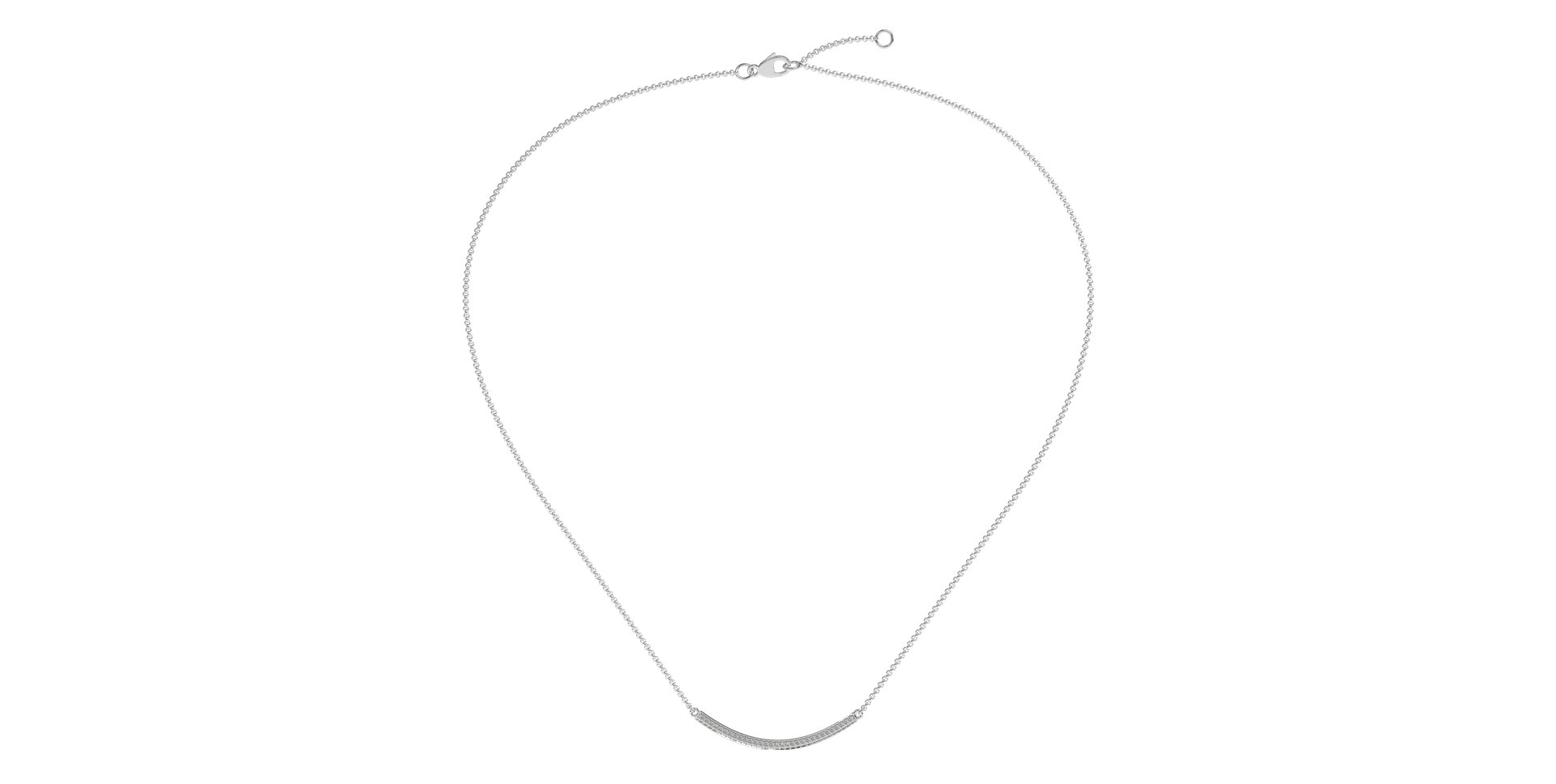 Náhrdelník s diamanty Essential