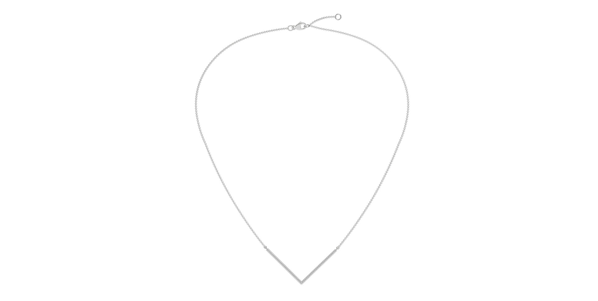 Náhrdelník s diamanty Victory Line