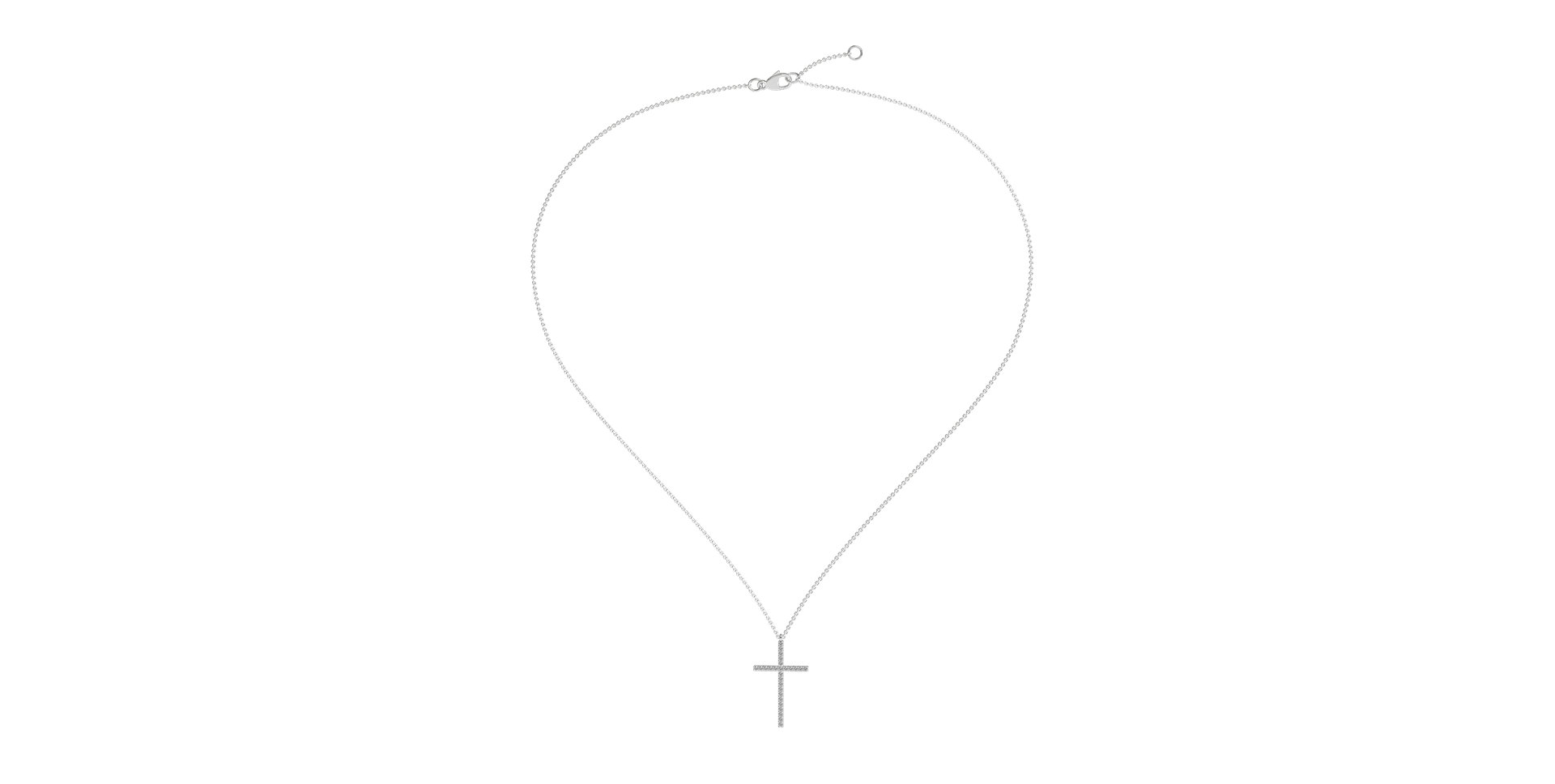 Náhrdelník s diamanty Cross