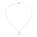 Náhrdelník s diamanty LOVE3