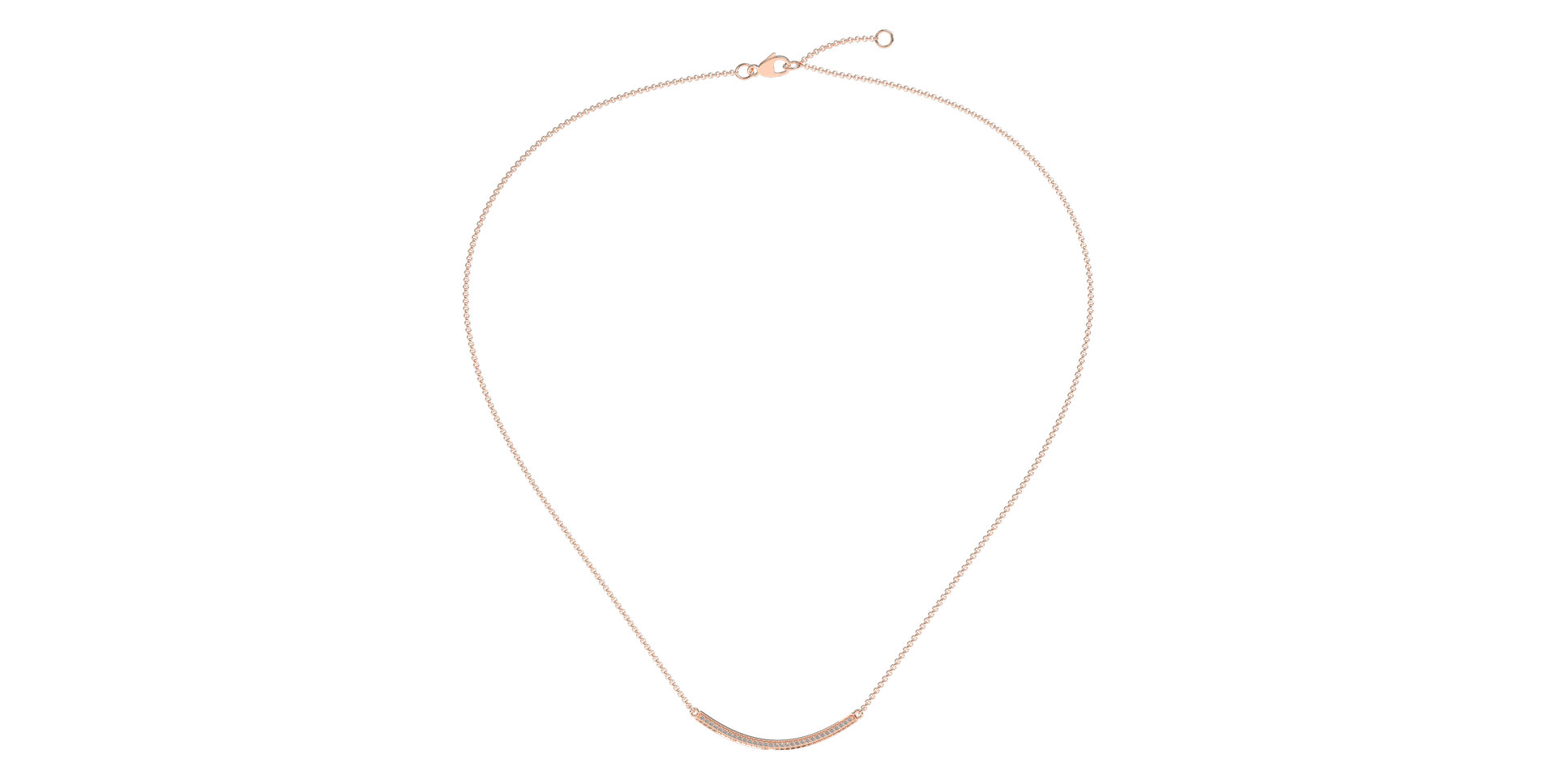 Náhrdelník s diamanty Essential