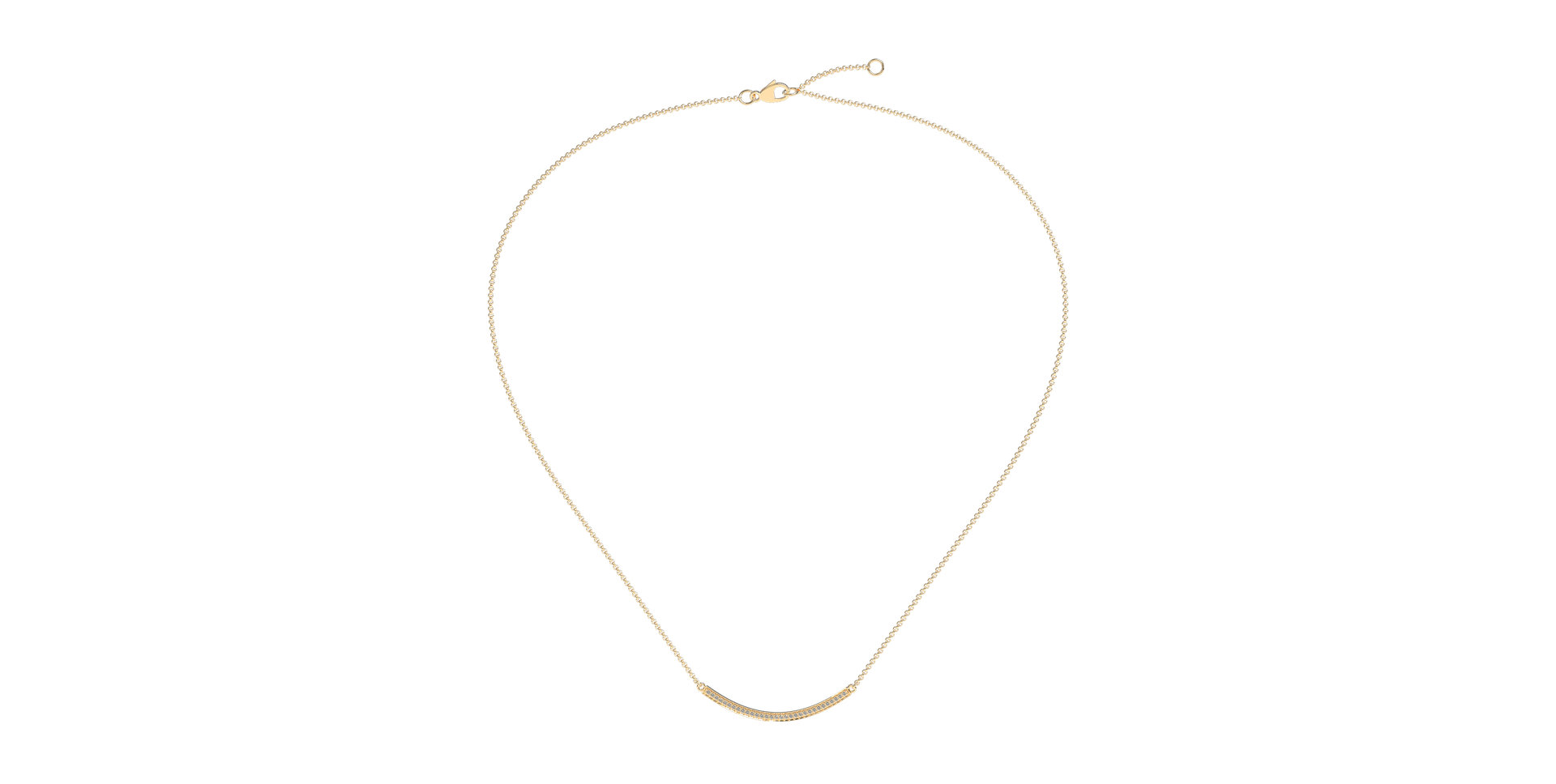 Náhrdelník s diamanty Essential