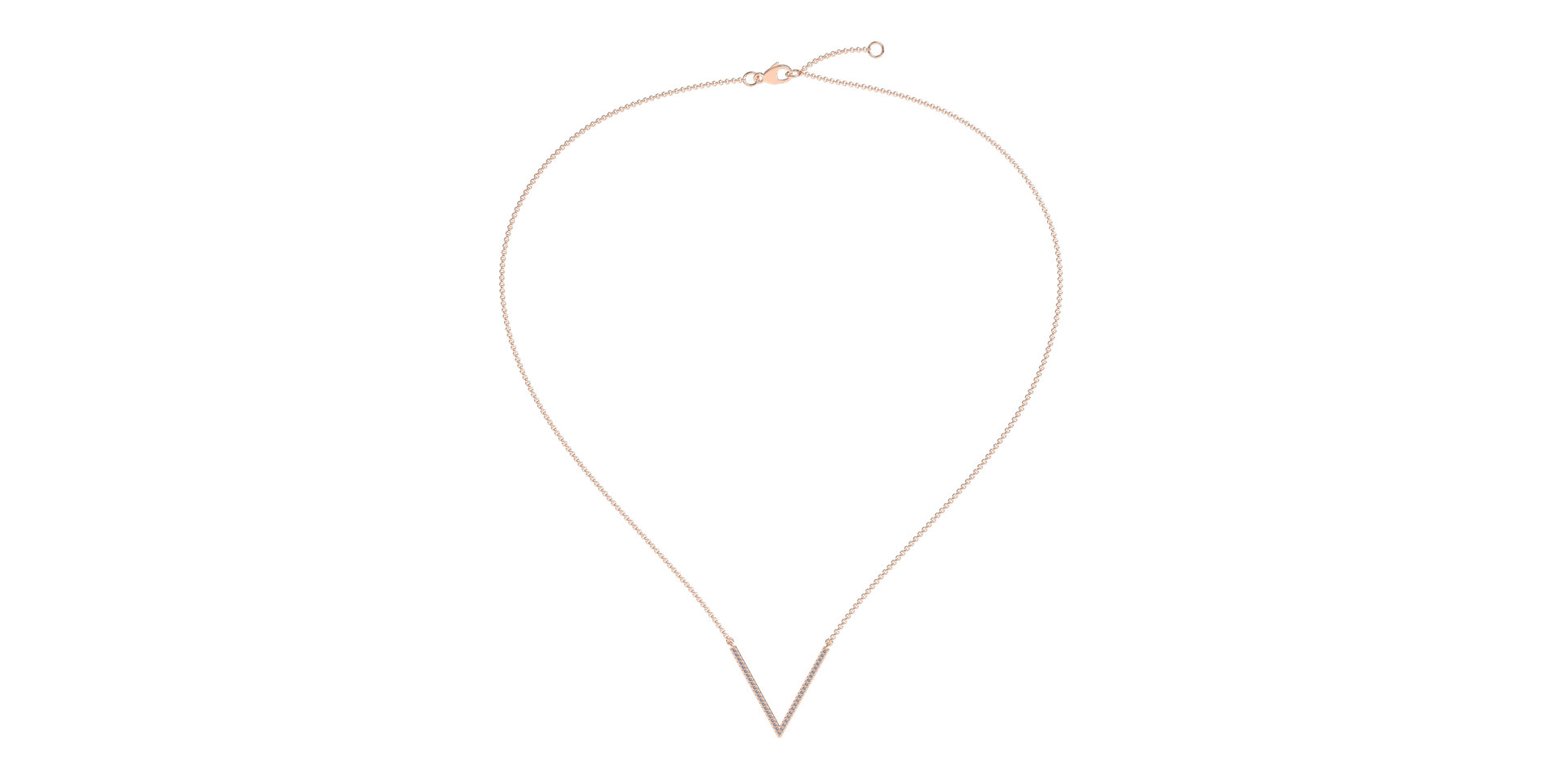 Náhrdelník s diamanty Victory