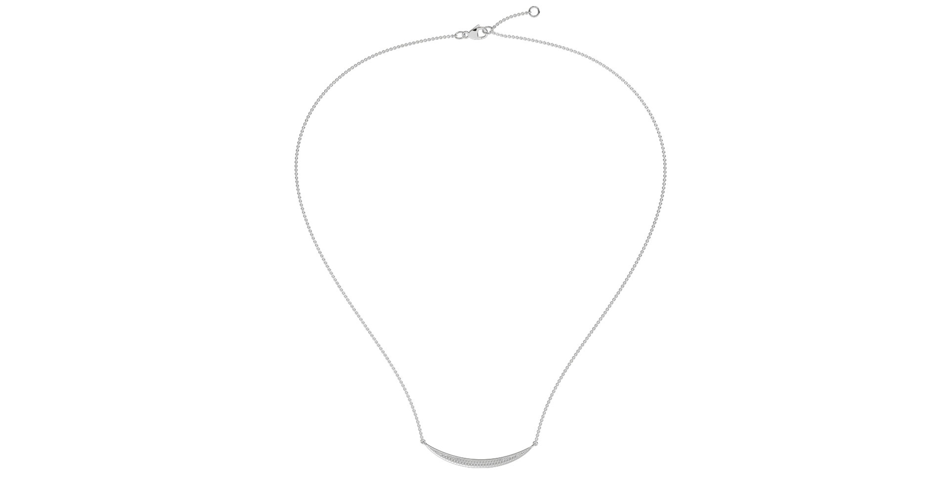 Náhrdelník s diamanty Line