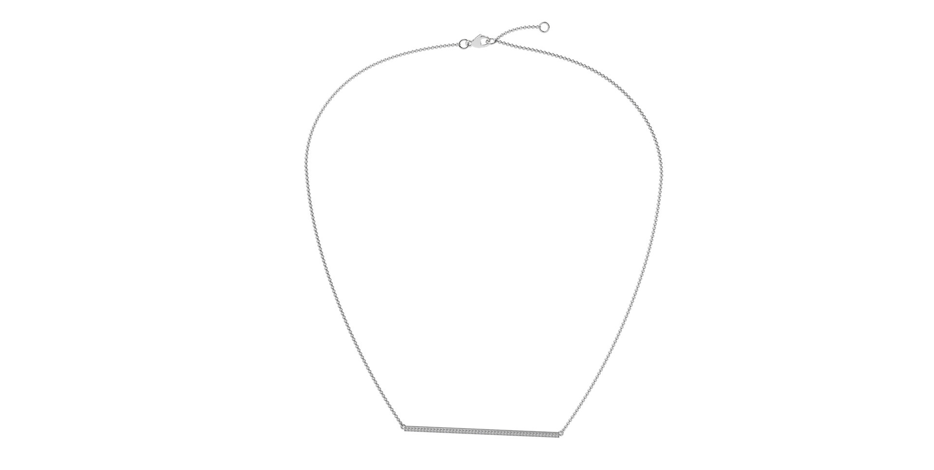 Náhrdelník s diamanty Line