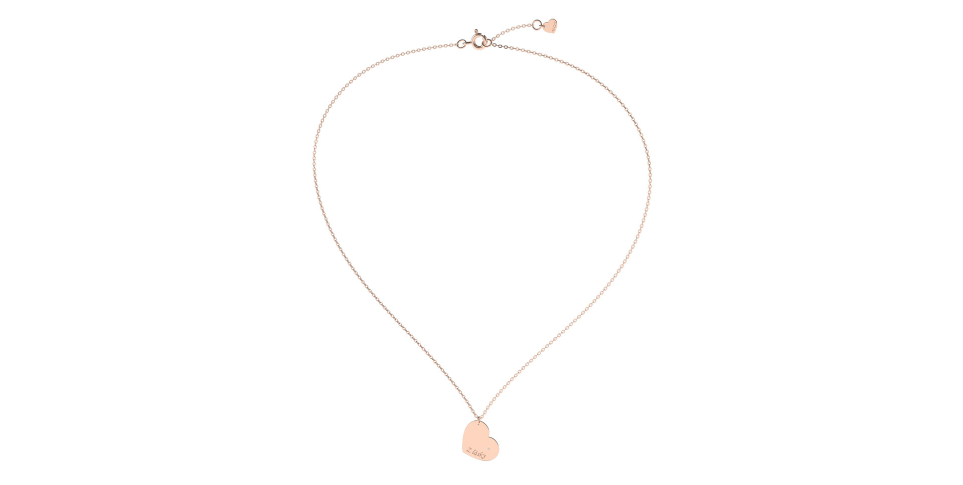Náhrdelník s diamantem From Love