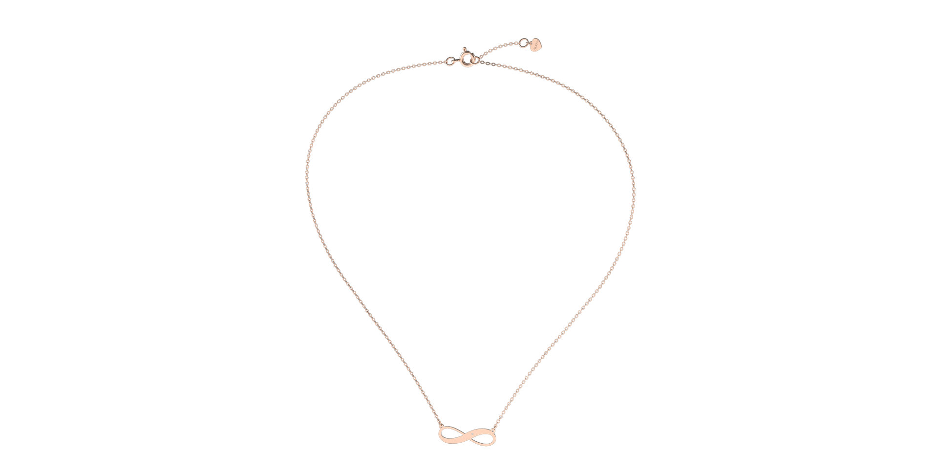 Náhrdelník s diamantem Infinite Space