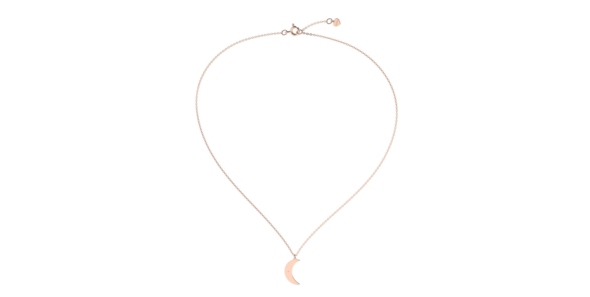 Náhrdelník s diamantem Amazing Moon