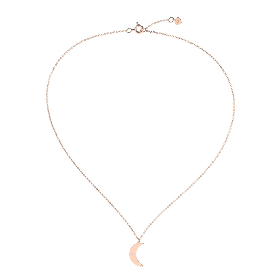 Náhrdelník s diamantem Amazing Moon