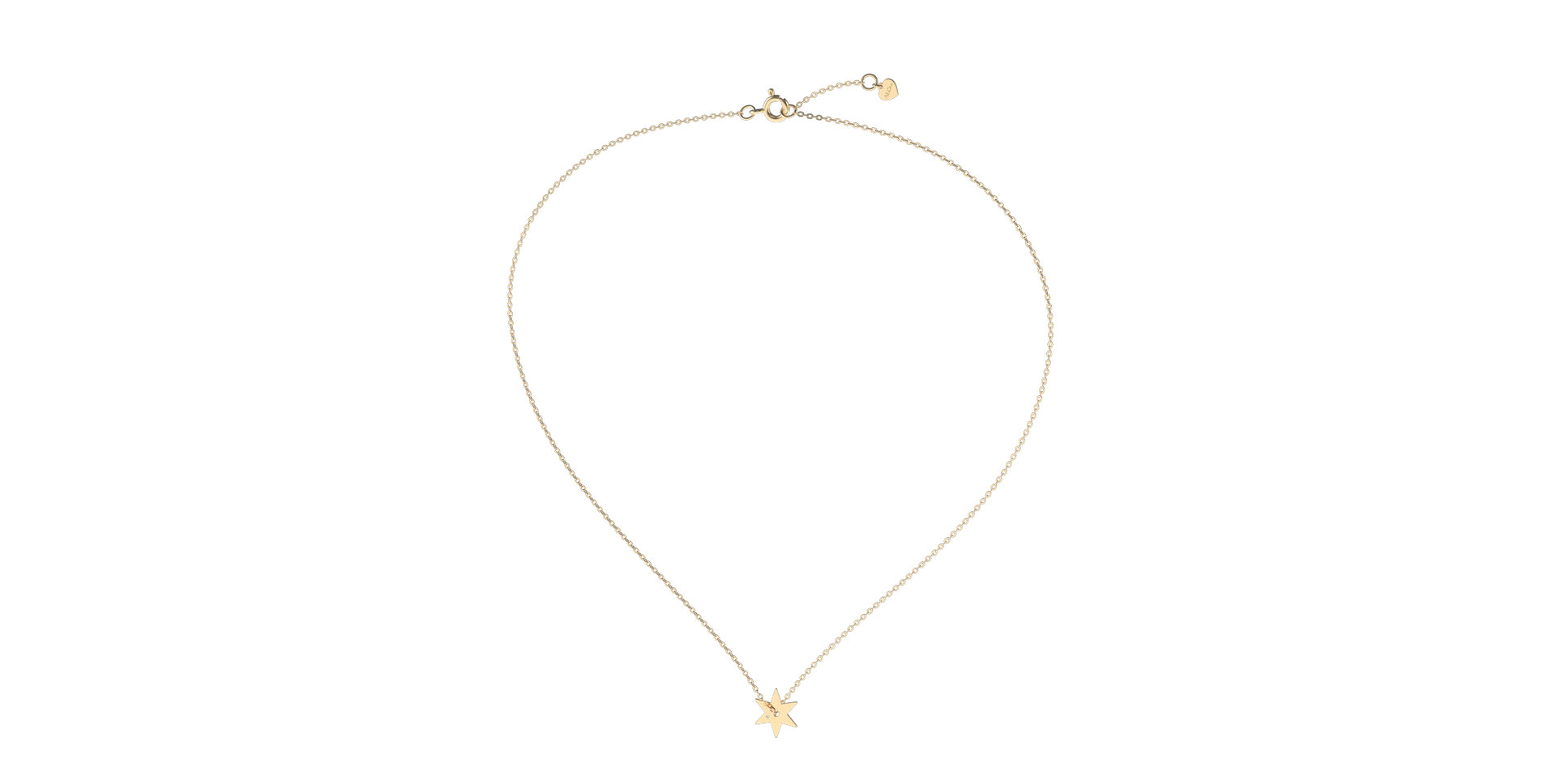 Náhrdelník s diamantem Amazing Star