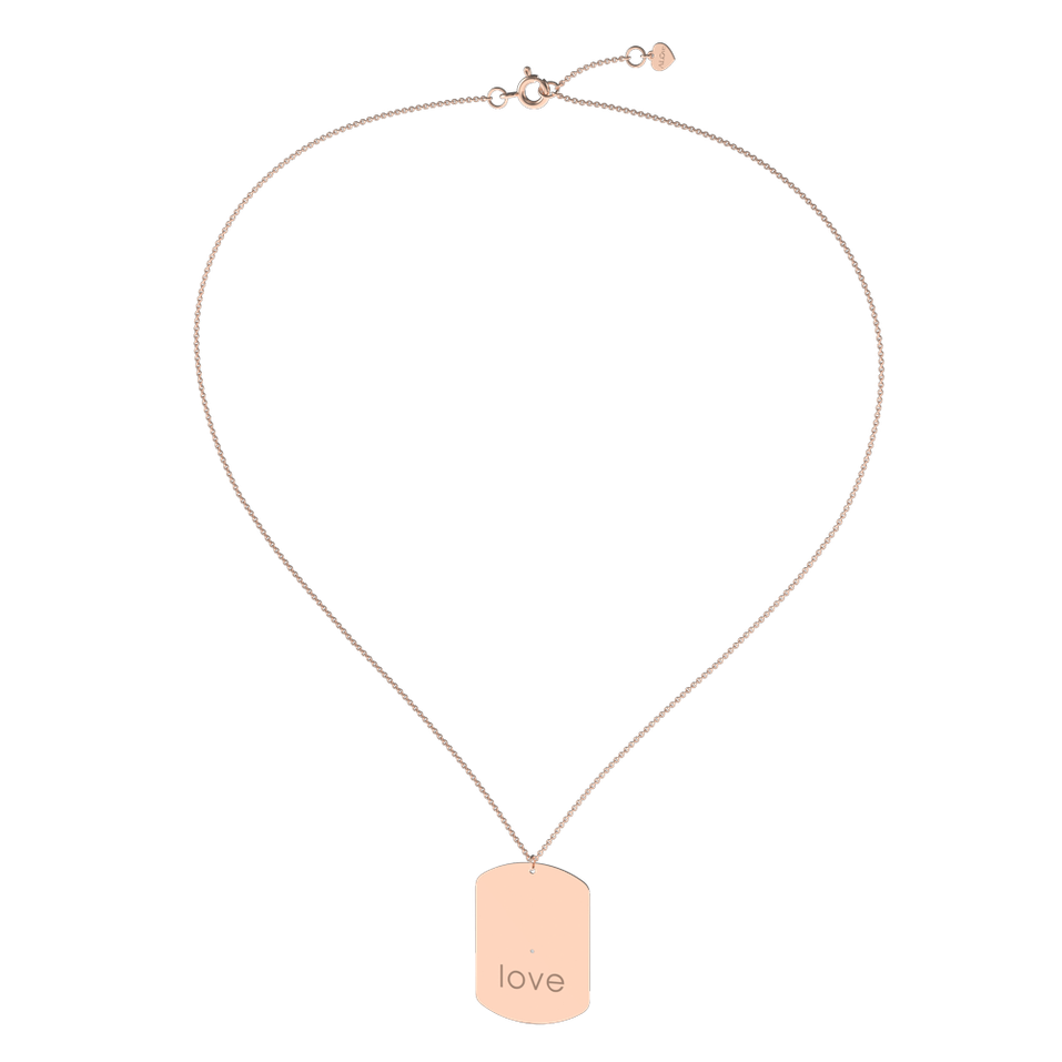 Náhrdelník s diamantem Amour Pleasure