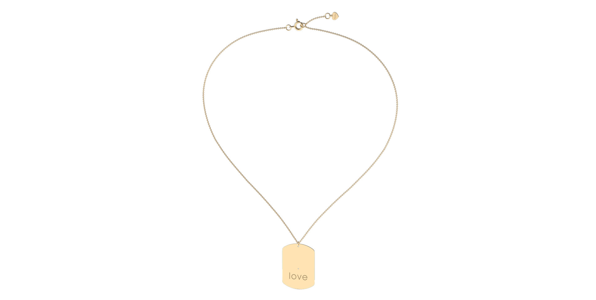 Náhrdelník s diamantem Amour Pleasure