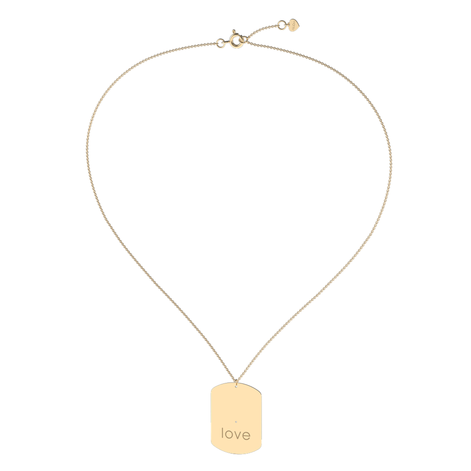 Náhrdelník s diamantem Amour Pleasure