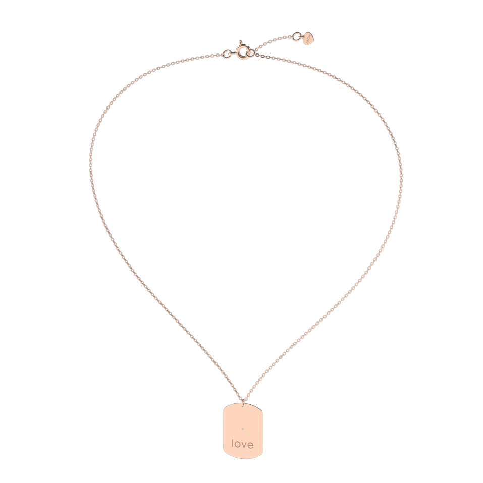 Náhrdelník s diamantem My Darling