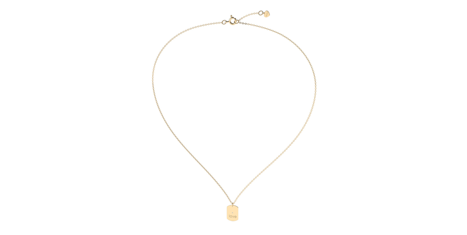 Náhrdelník s diamantem Diamond Amour