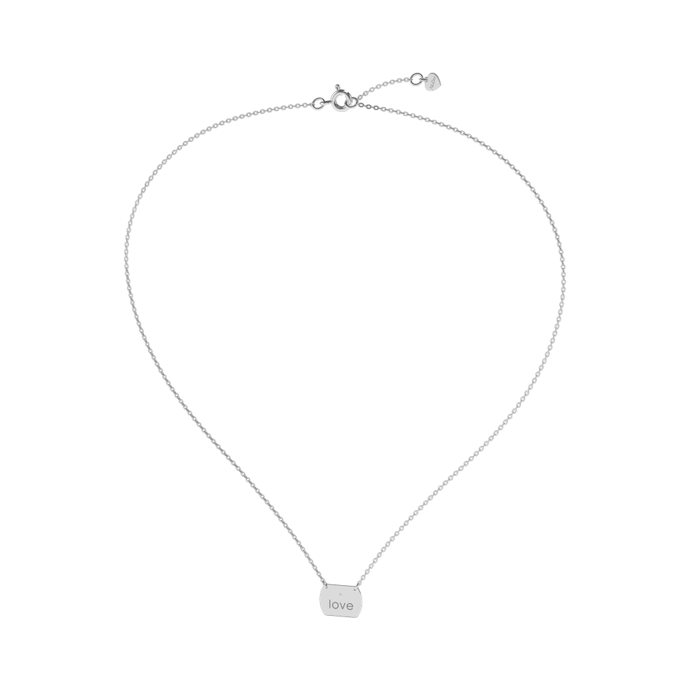 Náhrdelník s diamantem Forever Amour