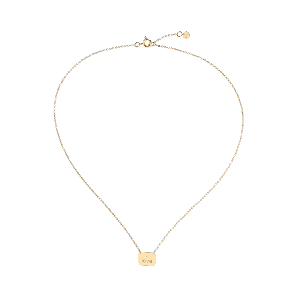 Náhrdelník s diamantem Forever Amour