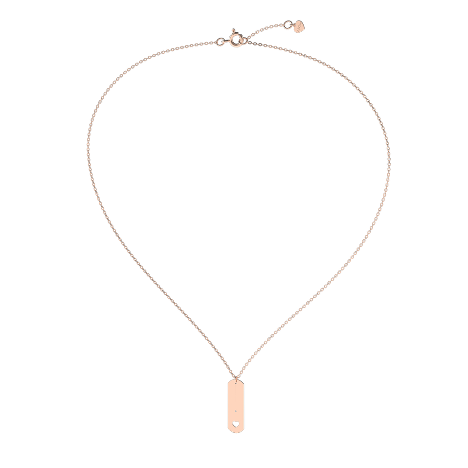 Náhrdelník s diamantem Angel Amour