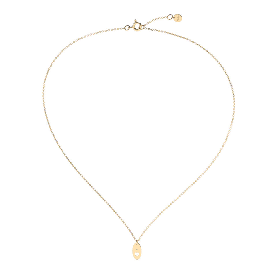 Náhrdelník s diamantem Love Heart