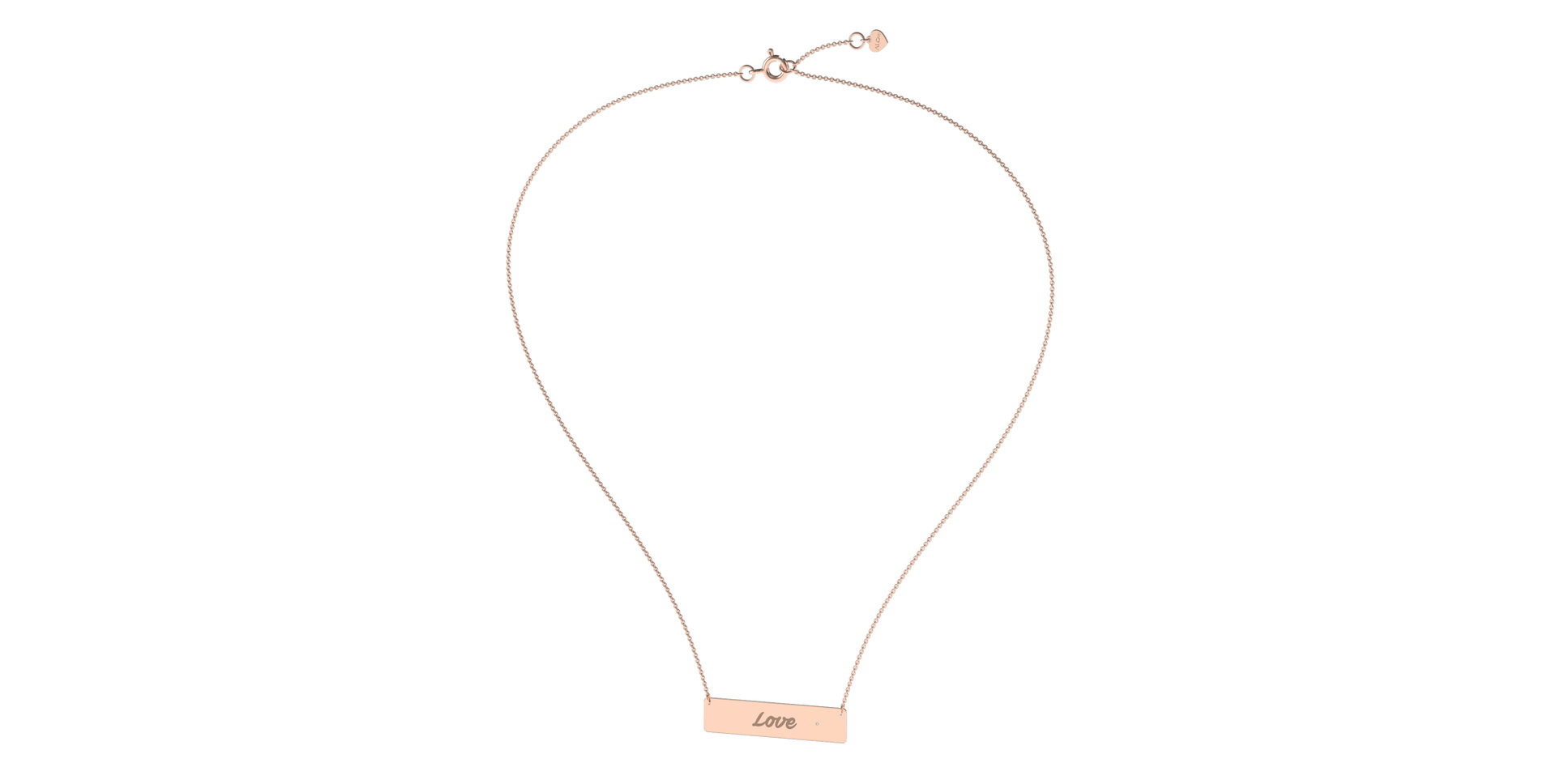 Náhrdelník s diamantem Forever Love