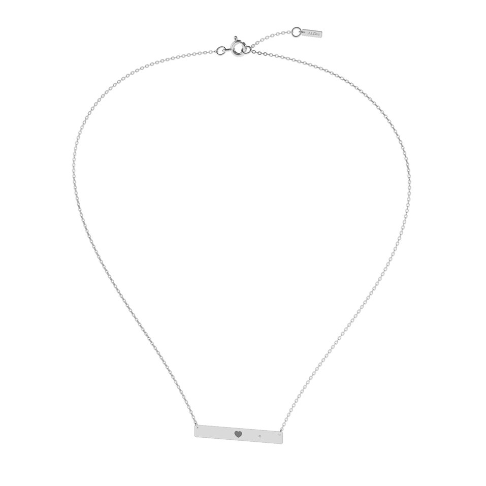 Náhrdelník s diamantem Heart