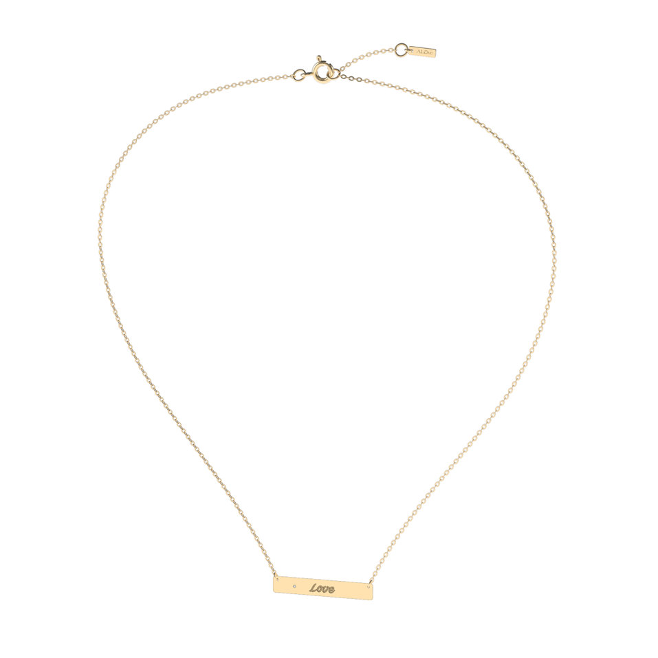 Náhrdelník s diamantem Forever Darling