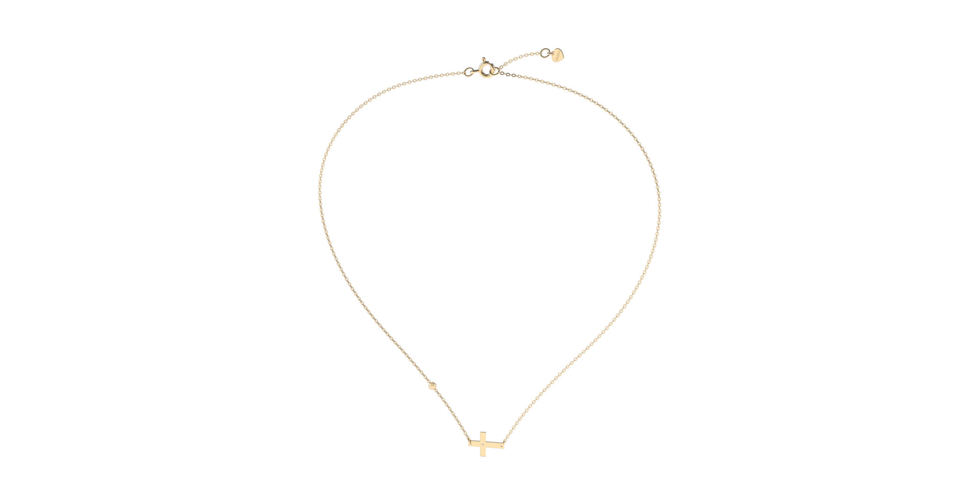 Náhrdelník s diamantem Faith Diamond