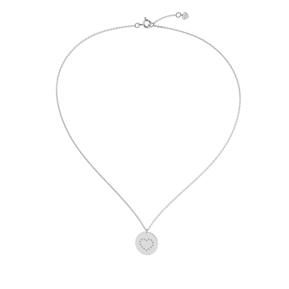 Náhrdelník s diamanty Diamonds Heart