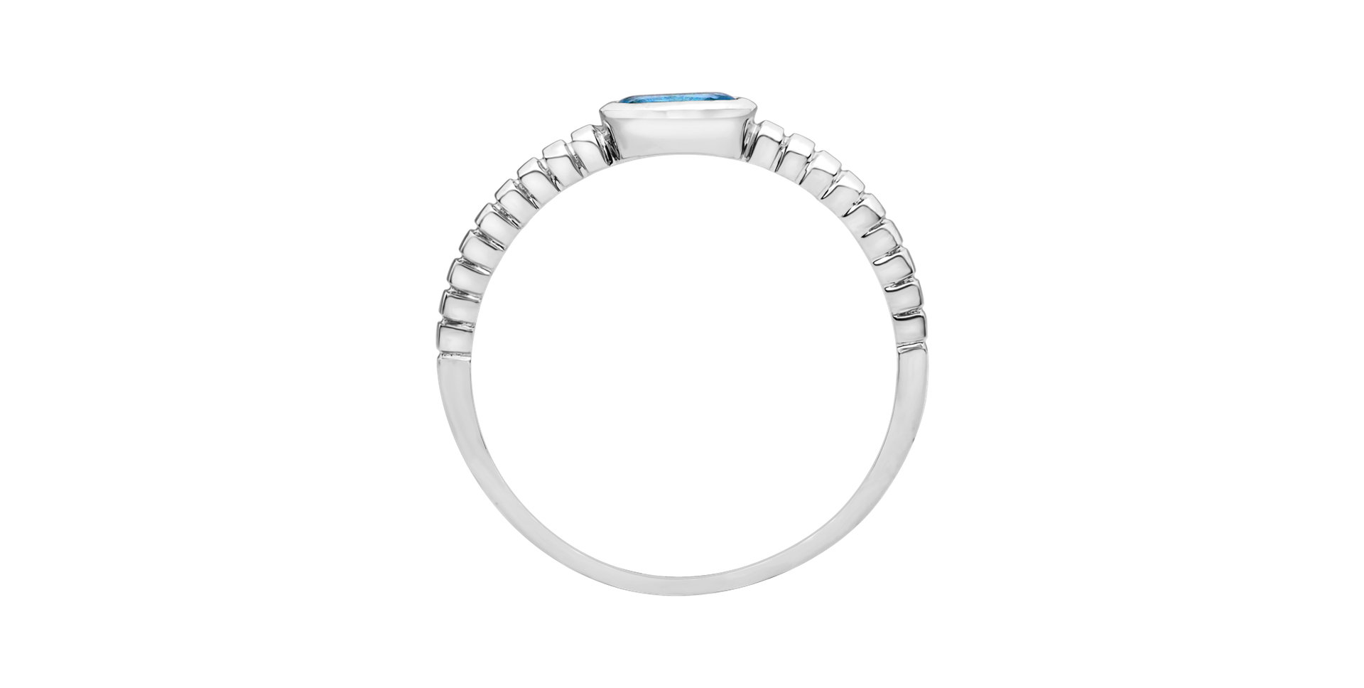 Prsten s topazem swiss Bonbon